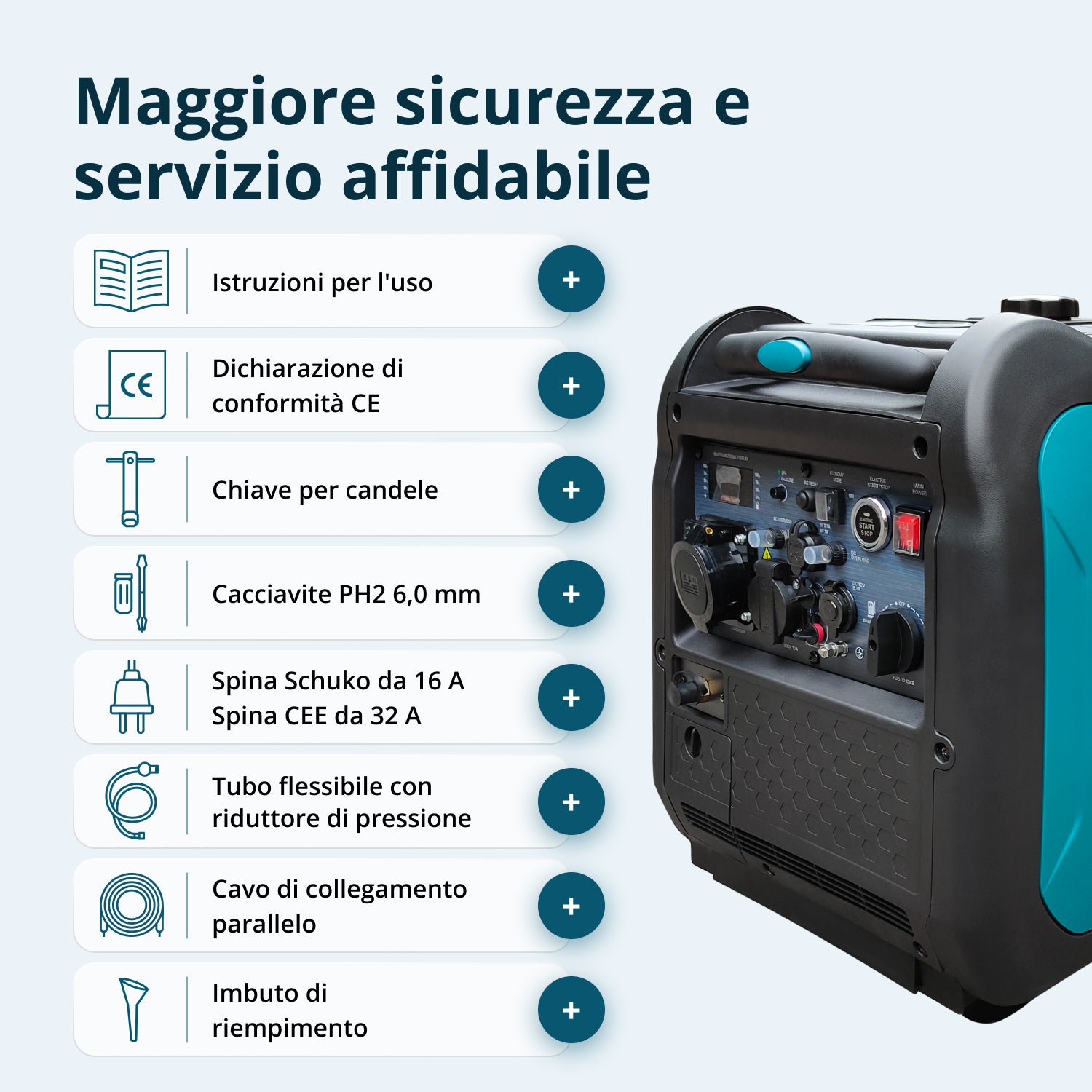 LPG/bensin invertergenerator KS 5500iEG S