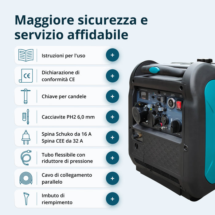 LPG/benzinski invertorski generator KS 5500iEG S