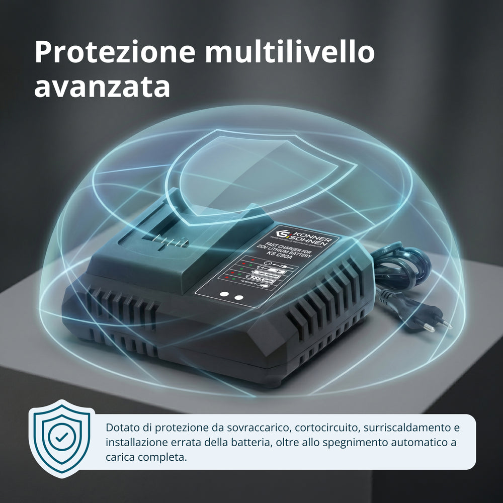 Brzi punjač za 20V litijumsku bateriju KS C90A