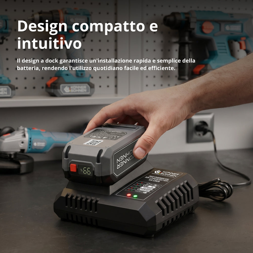 Brzi punjač za 20V litijumsku bateriju KS C90A