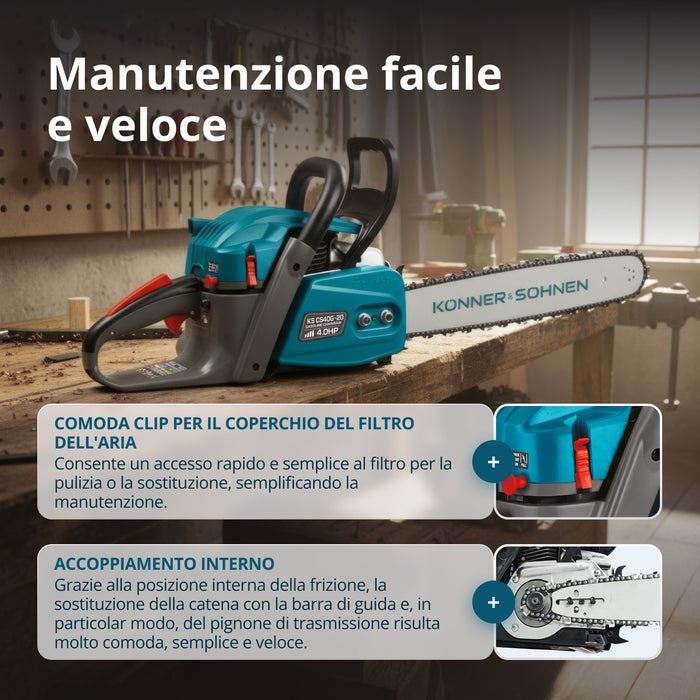 Benzinska motorna testera KS CS40G-20