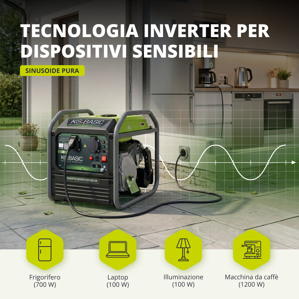 Invertorový generátor KSB 28i