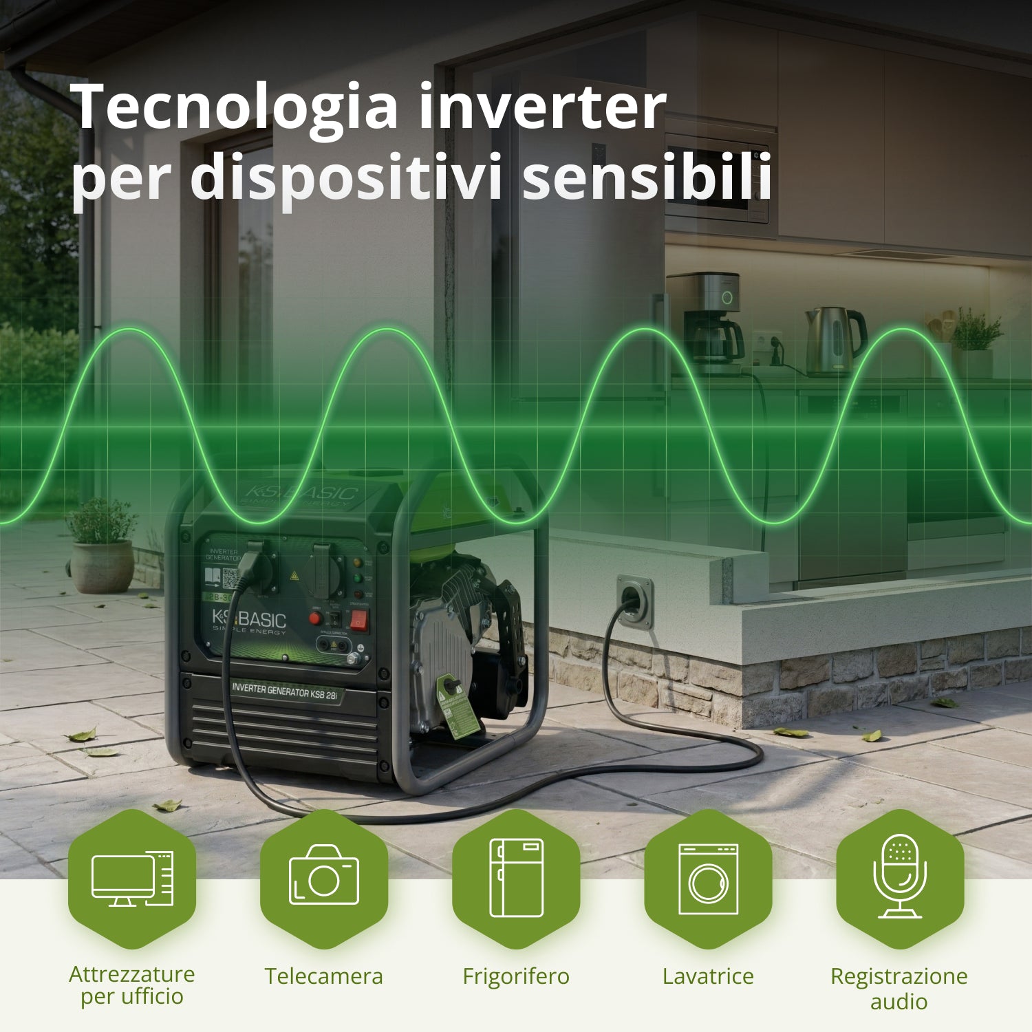 Invertorový generátor KSB 28i