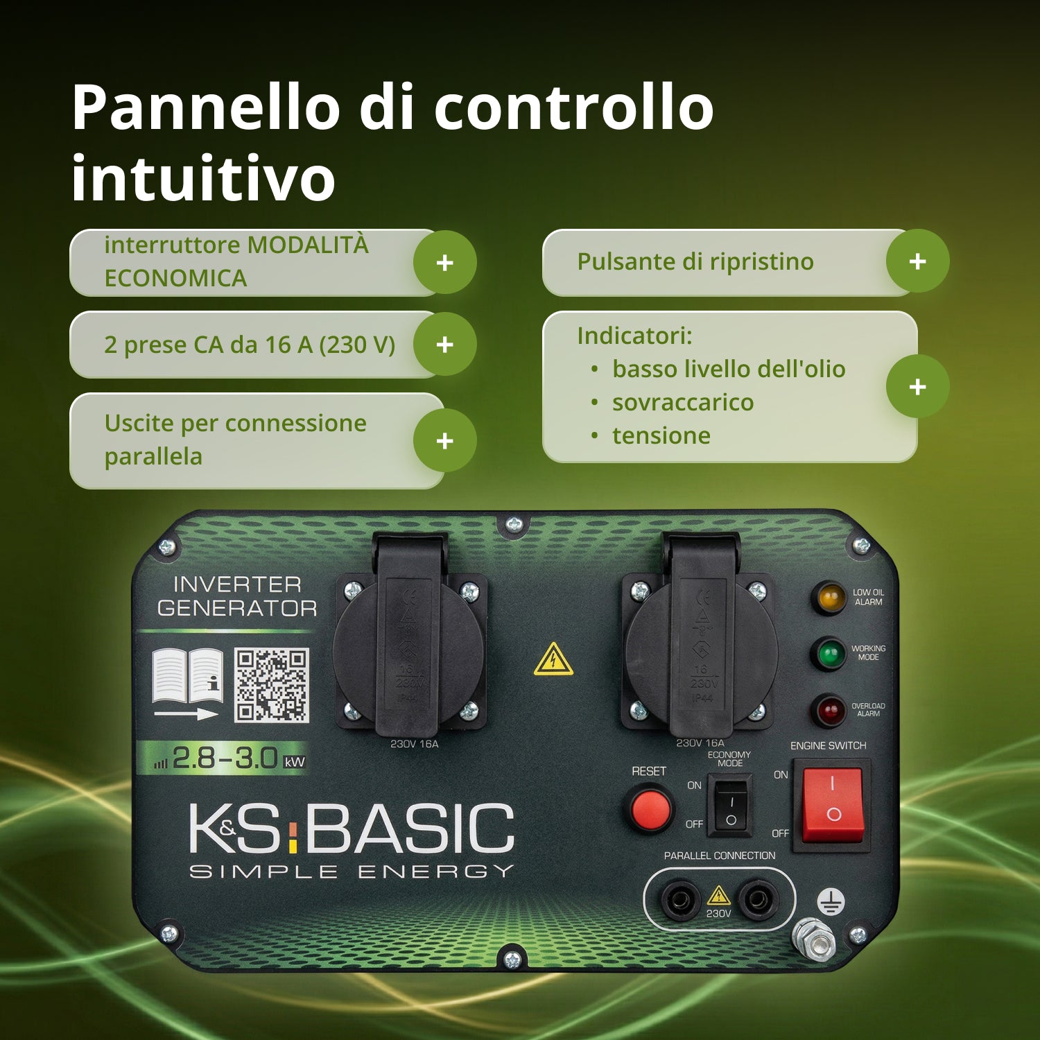 Invertorový generátor KSB 28i