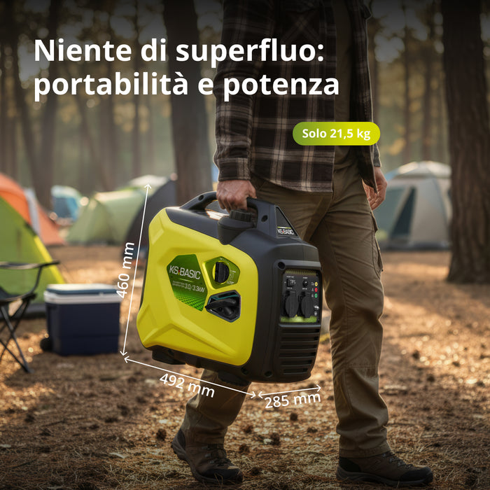 Invertorový generátor KSB 33i S