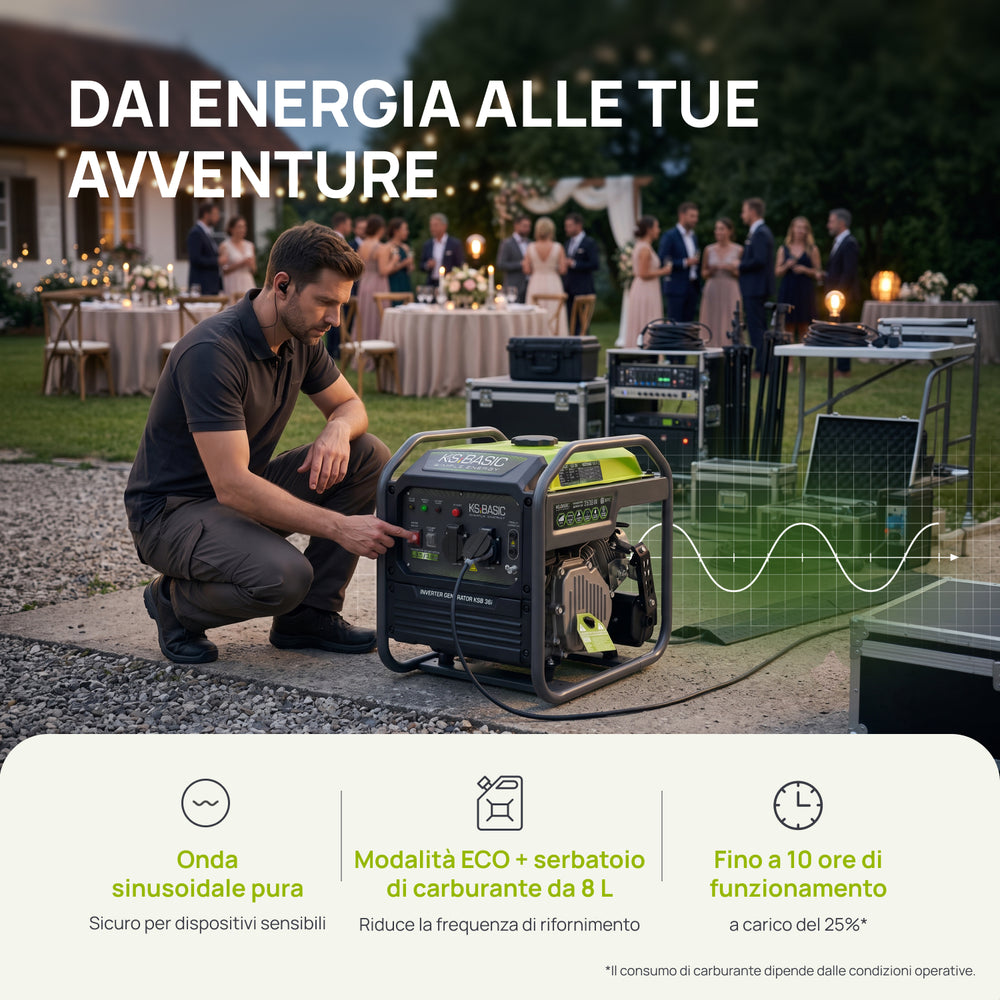 Invertorový generátor KSB 36i