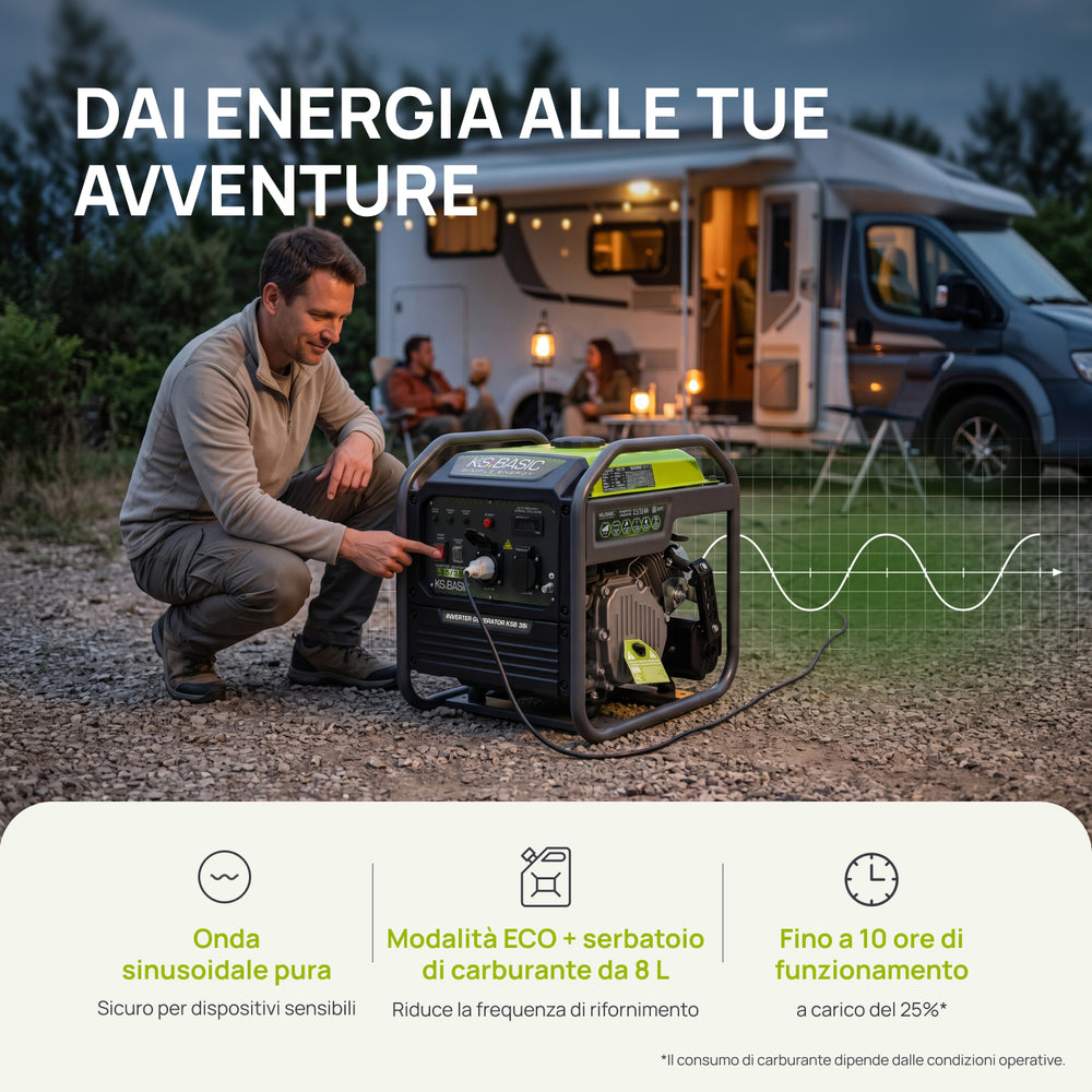 Invertorový generátor KSB 38i