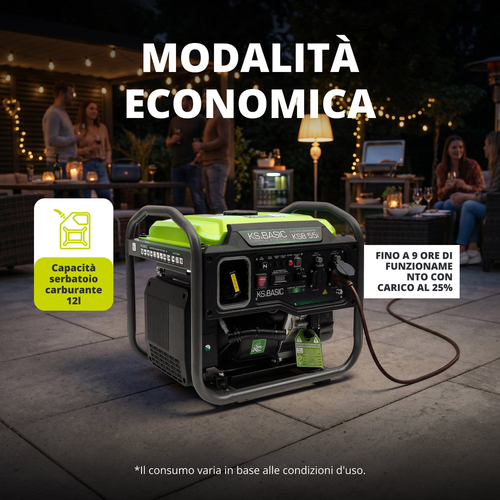 Invertorový generátor KSB 55i