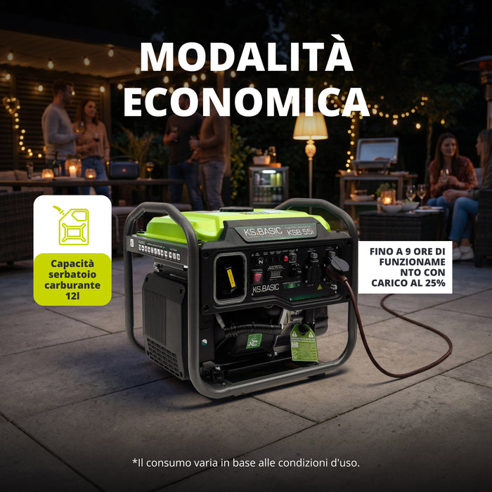 Invertorový generátor KSB 55i