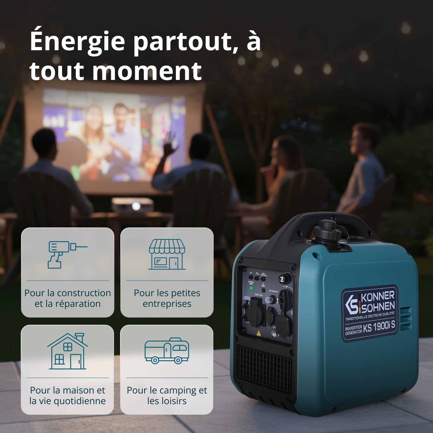 Groupe électrogène Inverter KS 1900i S 