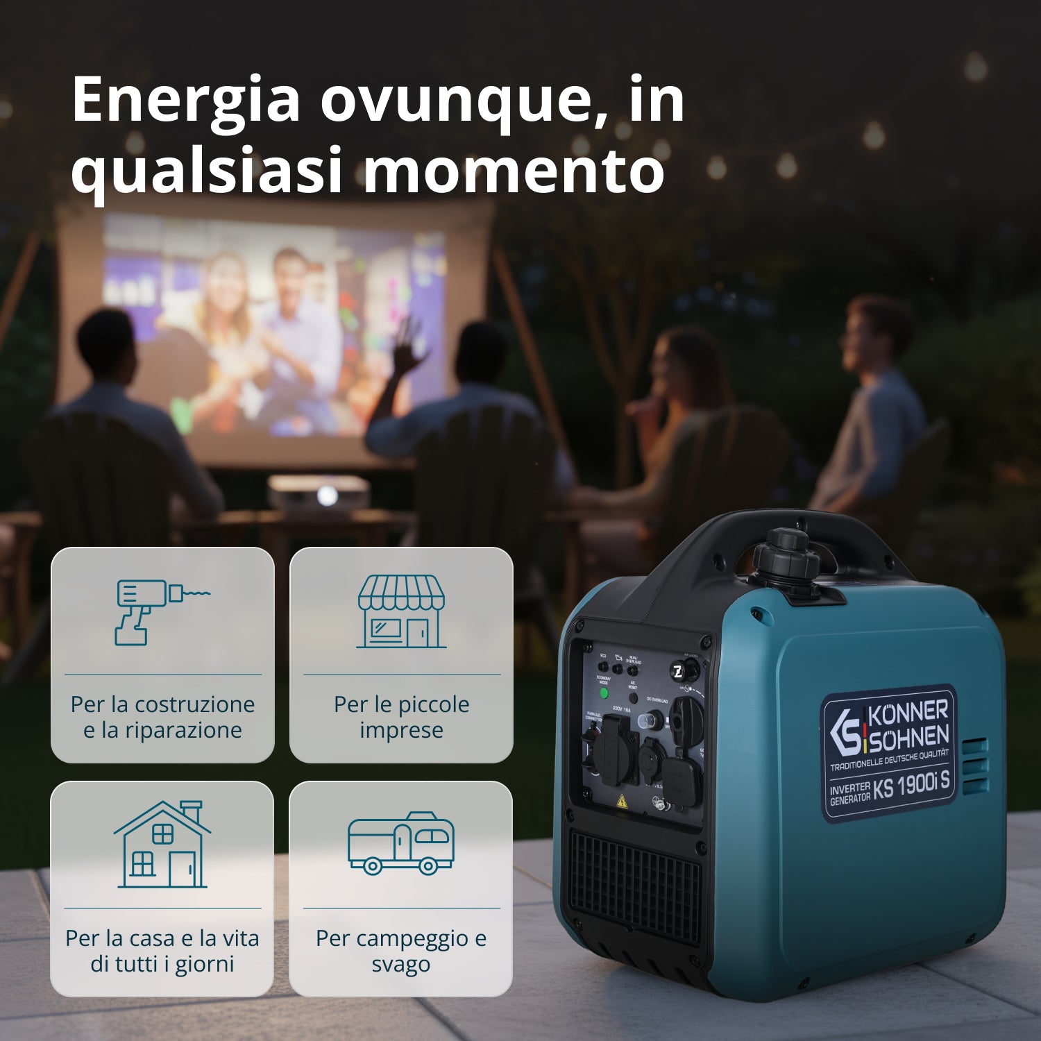 Invertorový generátor KS 1900i S