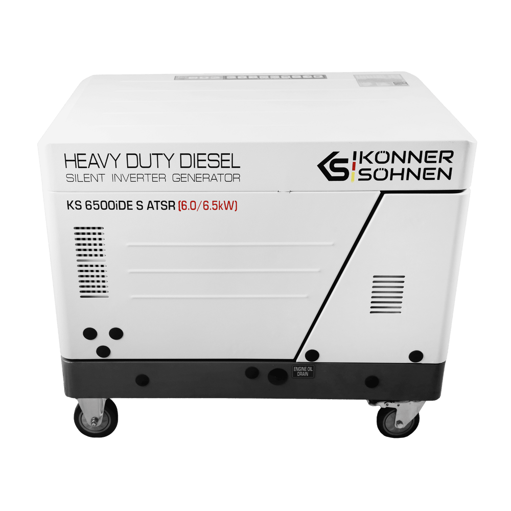 Diesel Inverter Generator i Lyddæmpet Kabinet KS 6500iDE S ATSR