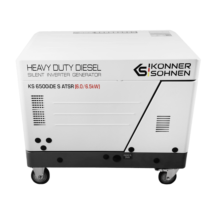 Diesel Inverter Generator i Lyddæmpet Kabinet KS 6500iDE S ATSR