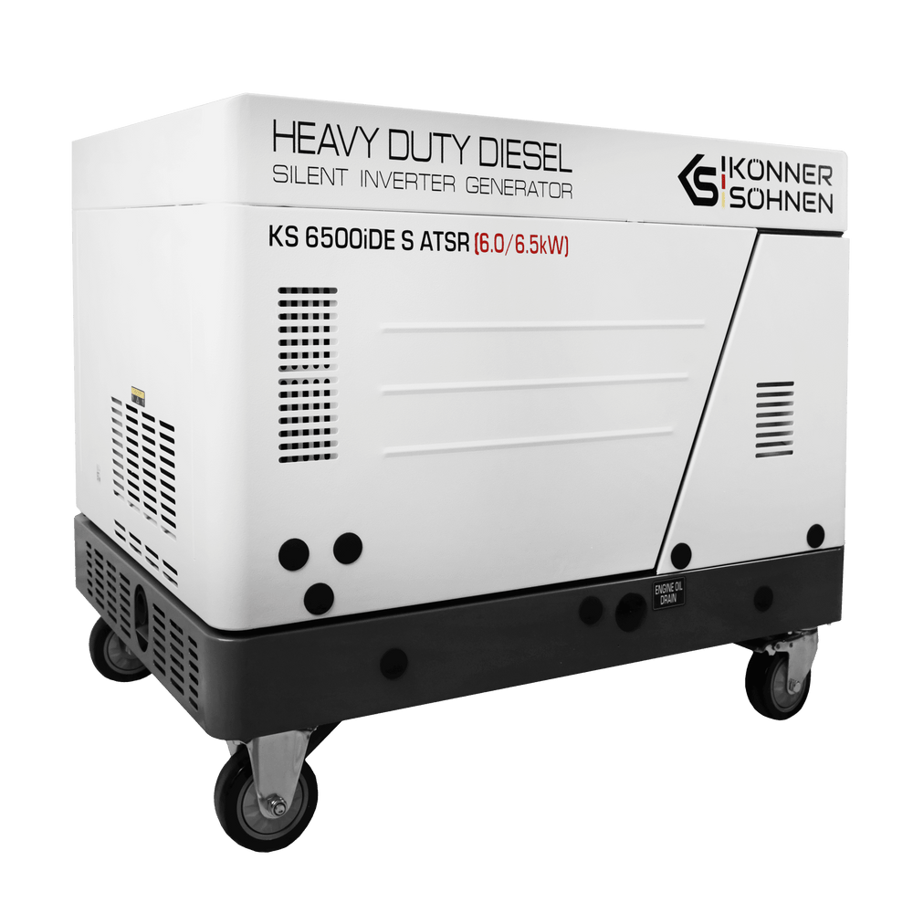 Diesel Inverter Generator i Lyddæmpet Kabinet KS 6500iDE S ATSR