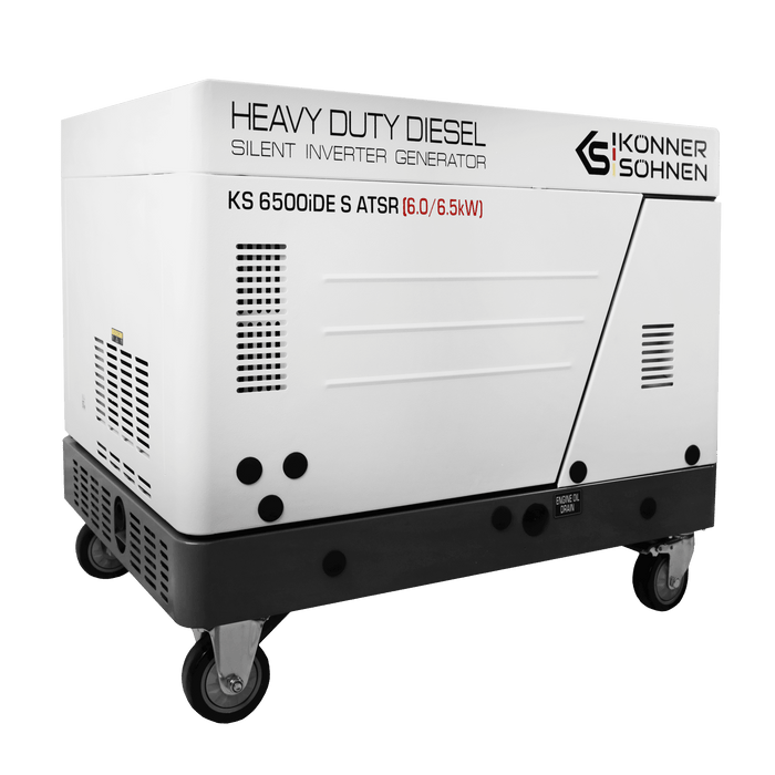 Diesel Inverter Generator i Lyddæmpet Kabinet KS 6500iDE S ATSR