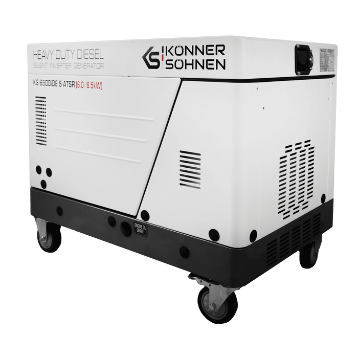 Diesel Inverter Generator i Lyddæmpet Kabinet KS 6500iDE S ATSR