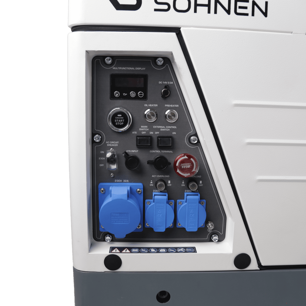 Diesel Inverter Generator i Lyddæmpet Kabinet KS 6500iDE S ATSR