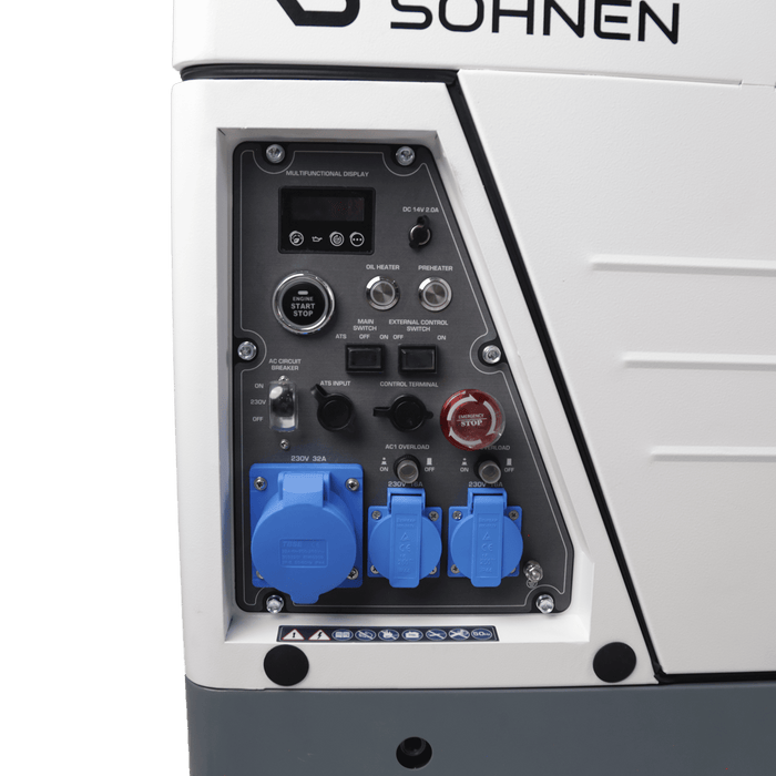 Diesel Inverter Generator i Lyddæmpet Kabinet KS 6500iDE S ATSR