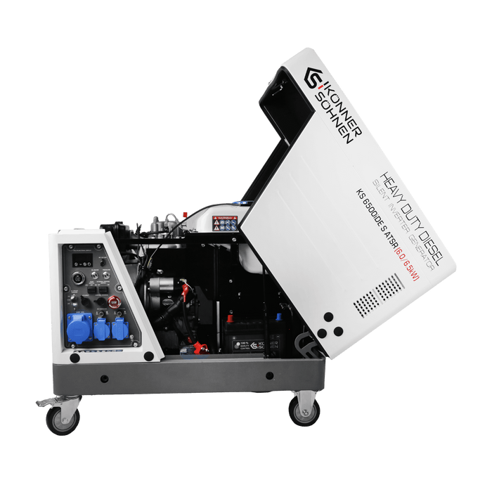 Diesel Inverter Generator i Lyddæmpet Kabinet KS 6500iDE S ATSR