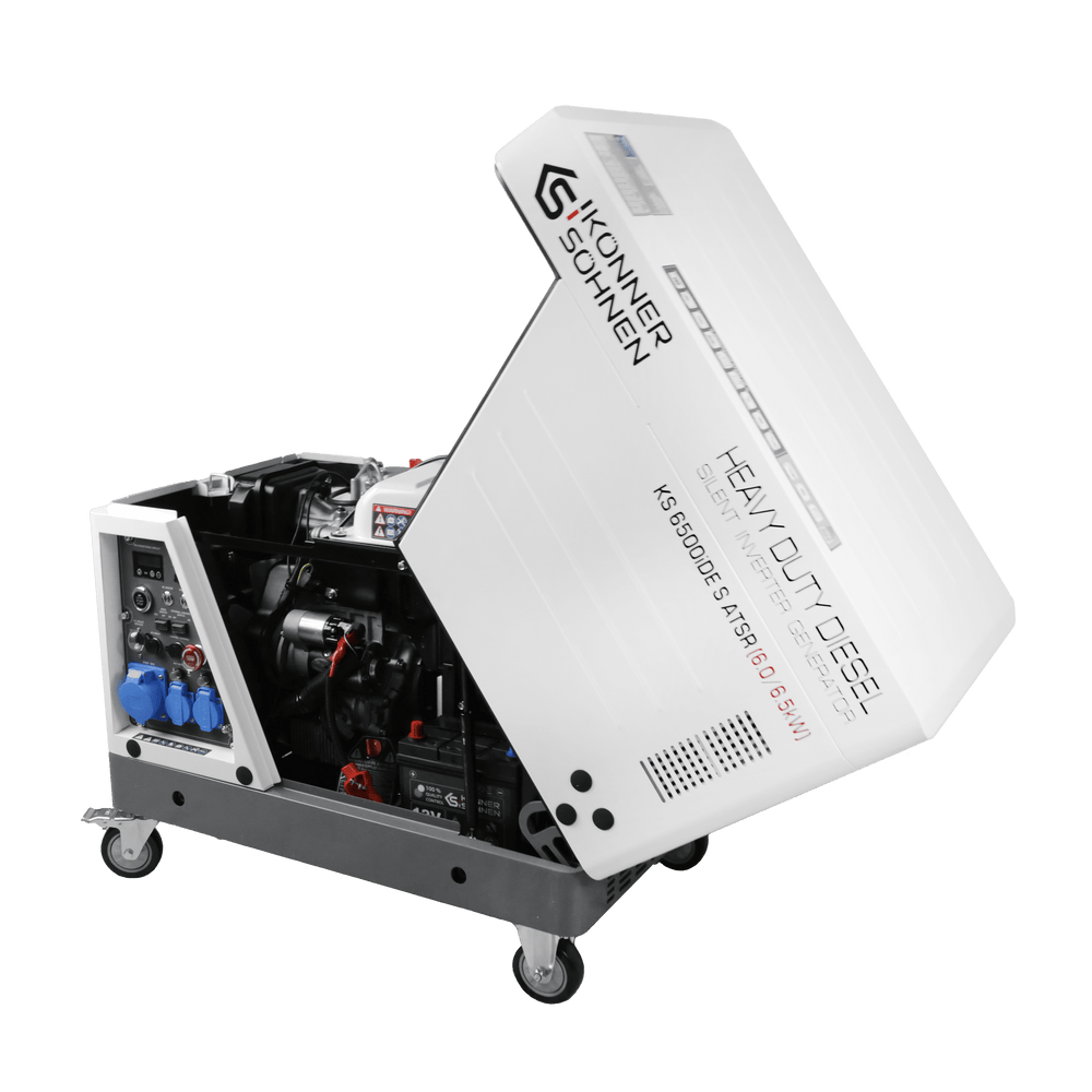 Diesel Inverter Generator i Lyddæmpet Kabinet KS 6500iDE S ATSR