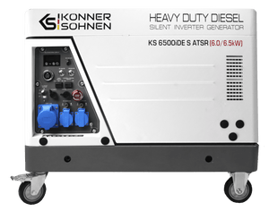 Diesel Inverter Generator i Lyddæmpet Kabinet KS 6500iDE S ATSR