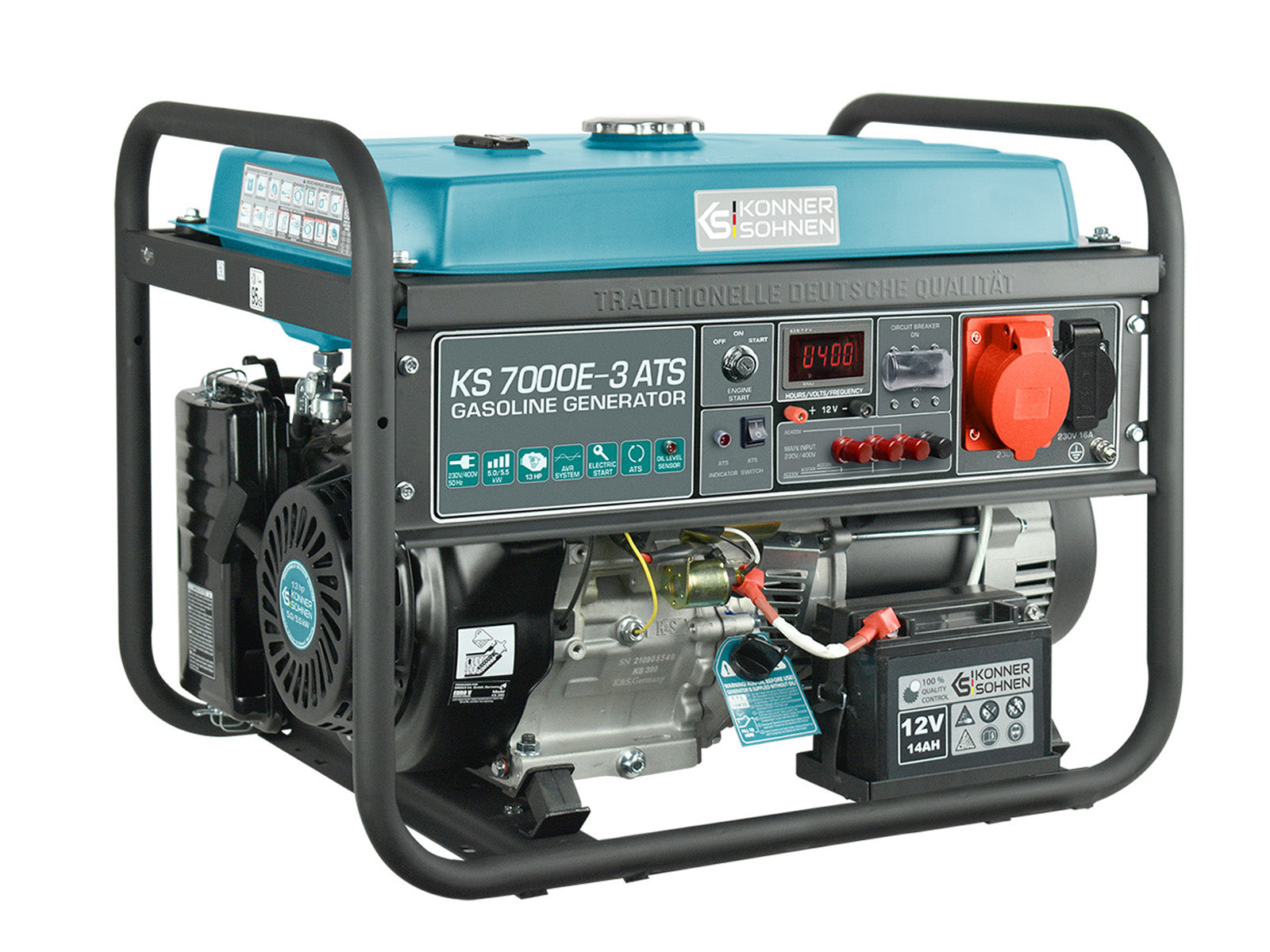 Benzínový generátor „Könner & Söhnen“ KS 7000E-3 ATS
