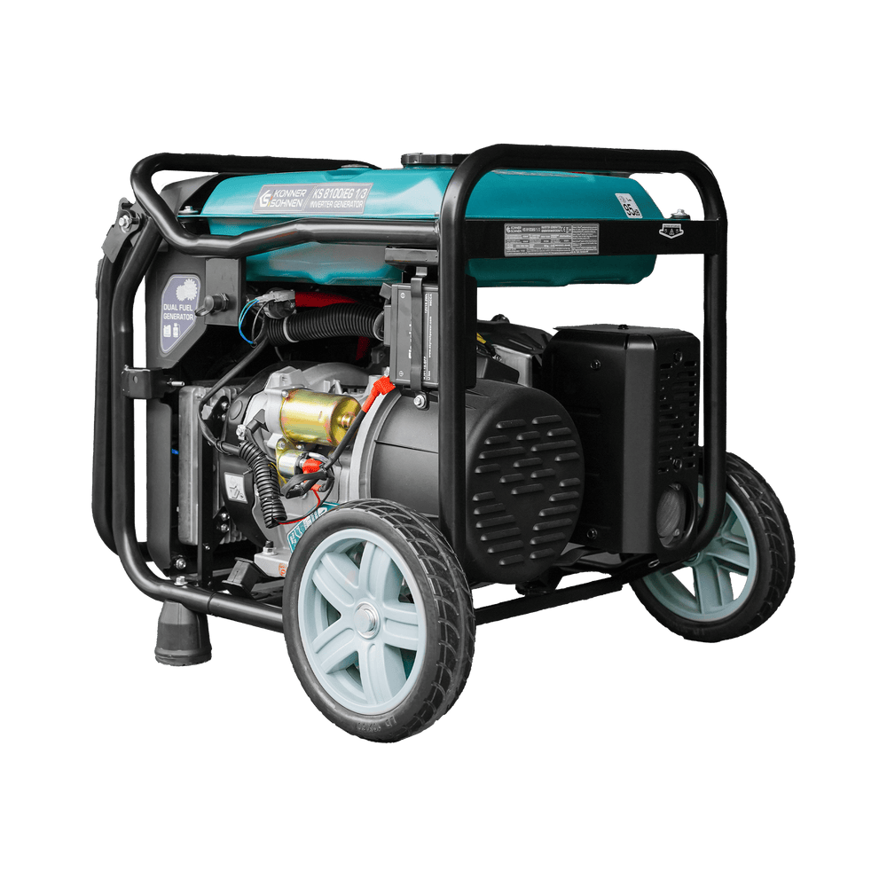 LPG/benzin invertergenerator KS 8100iEG 1/3