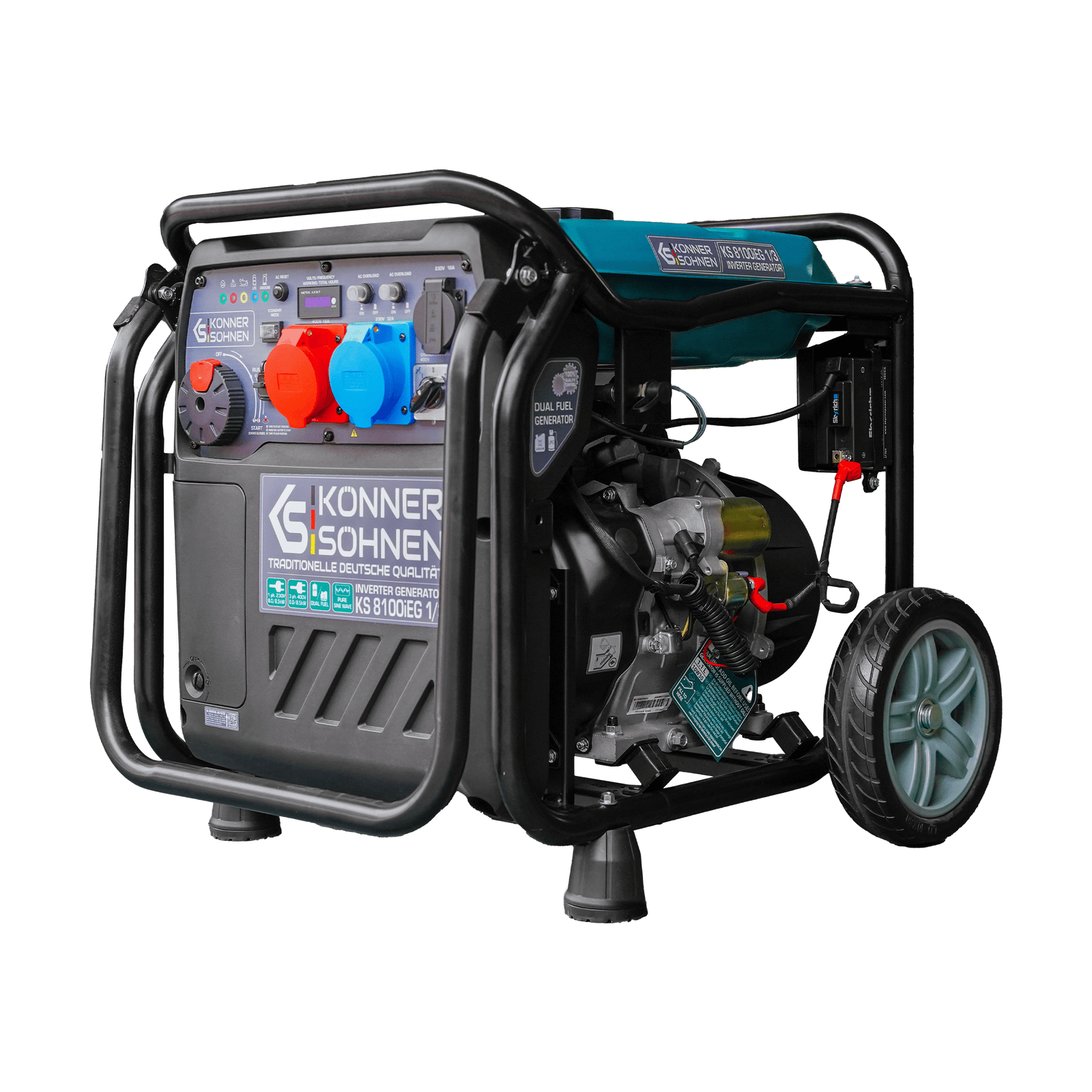 LPG/gasoline inverter generator KS 8100iEG 1/3