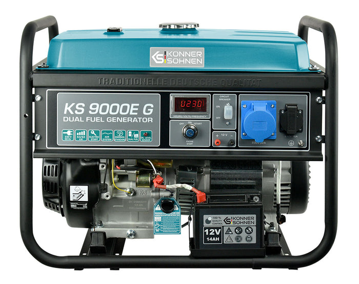 Генератор LPG/Бензин «Könner & Söhnen» KS 9000E G