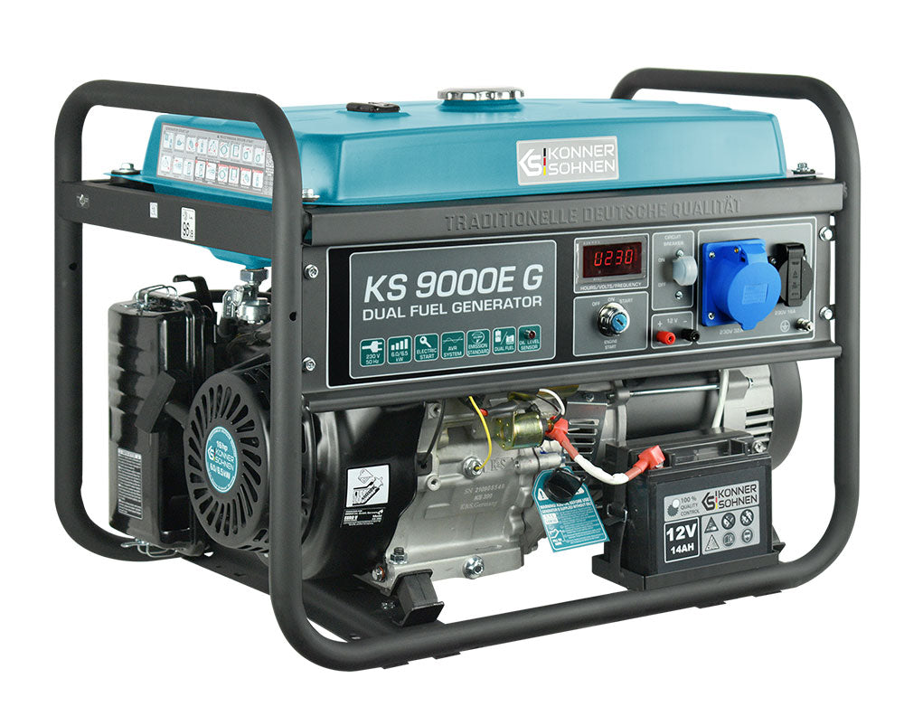 Генератор LPG/Бензин «Könner & Söhnen» KS 9000E G