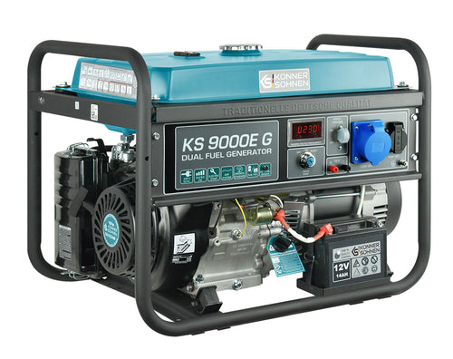 LPG/benzínový generátor „Könner & Söhnen“ KS 9000E G