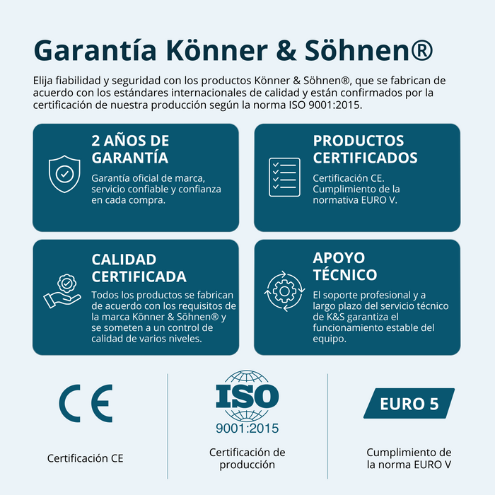 Generador inverter híbrido de gas/gasolina KS 4000iEG S