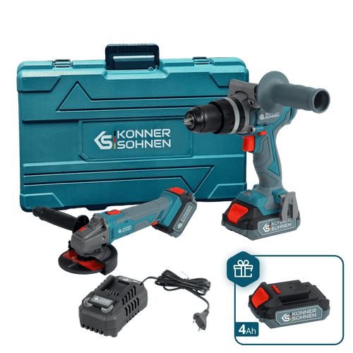 Conjunto Mestre Sem Fios KS IDAGB 20V SET 1