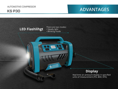 Auto-luchtcompressor KS P30