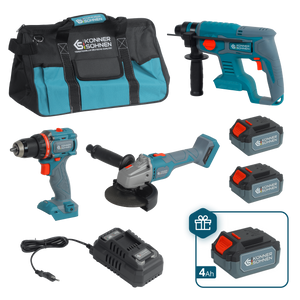 Set Master Senza Fili Kit 3-in-1 KS RHAGD 20V SET 3 PLUS