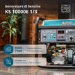 Benzínový generátor „Könner & Söhnen“ KS 10000E 1/3 thumbnail