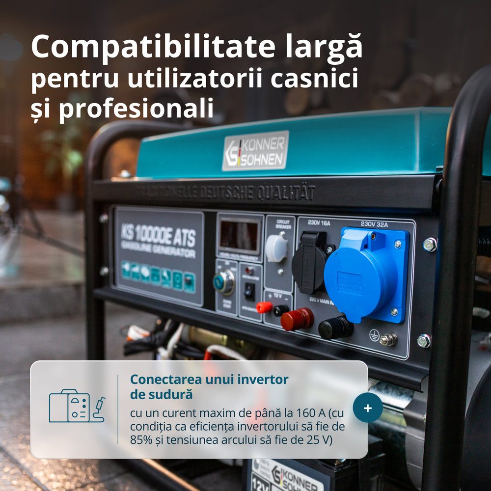 Generator pe benzină „Könner & Söhnen” KS 10000E ATS