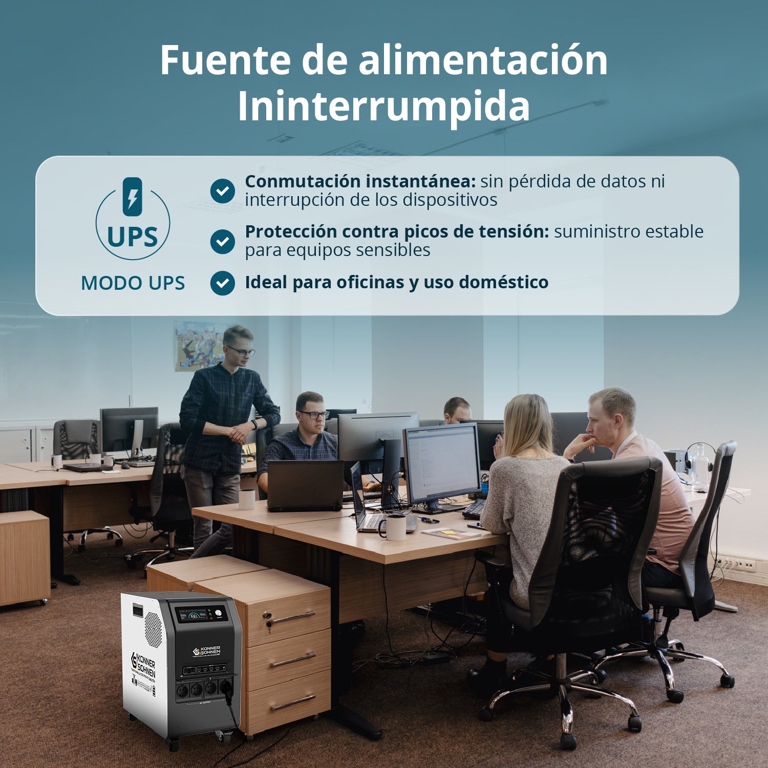 Central eléctrica portátil 3 en 1 KS 3000PS