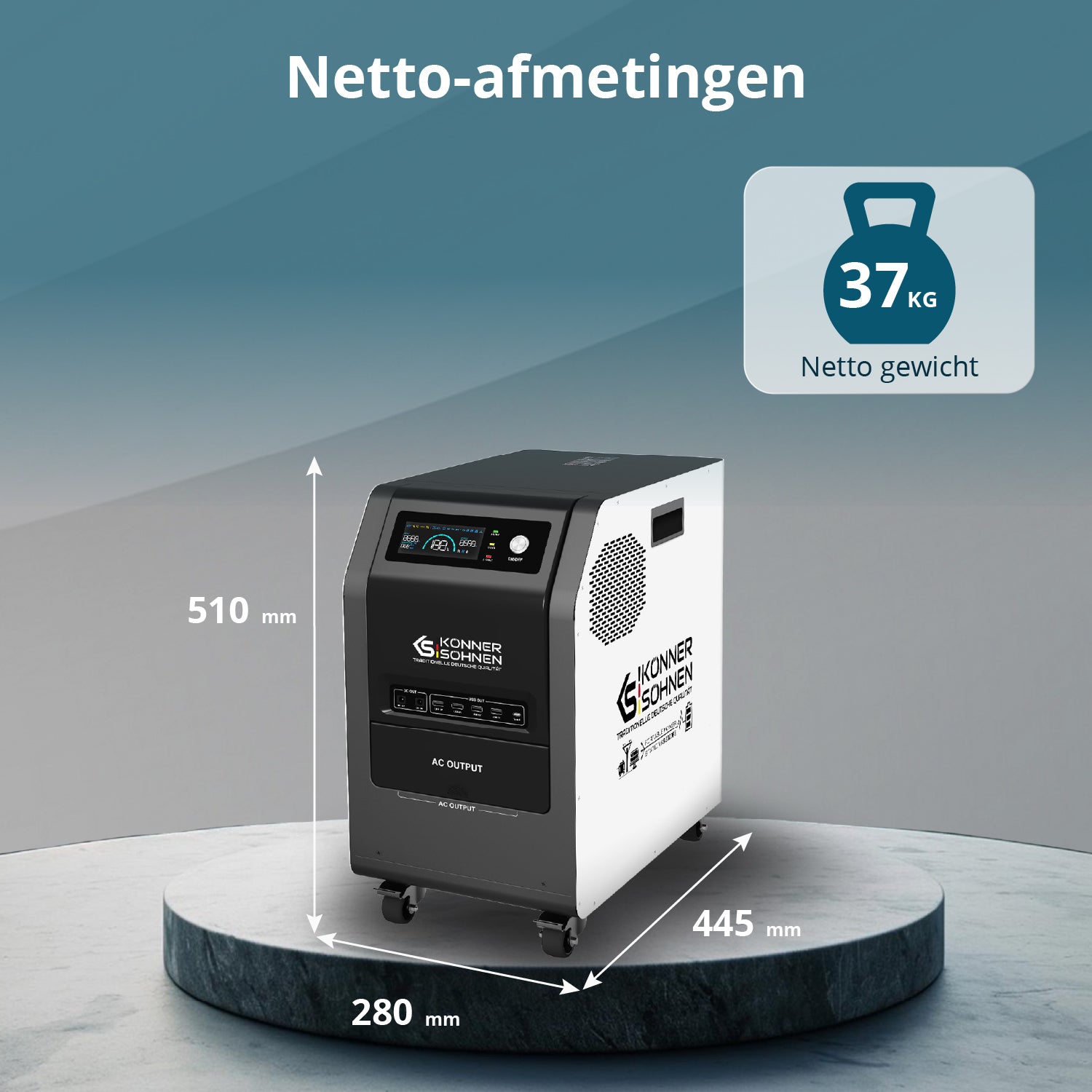 Draagbare stroomvoorziening KS 3000PS