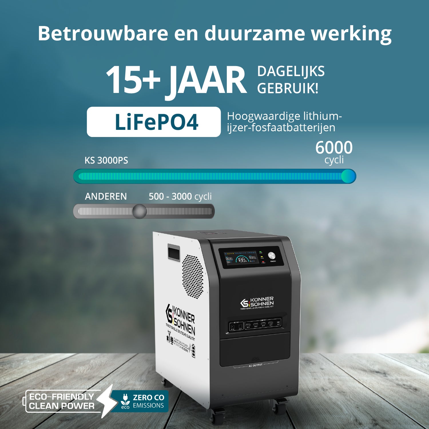 Draagbare stroomvoorziening KS 3000PS