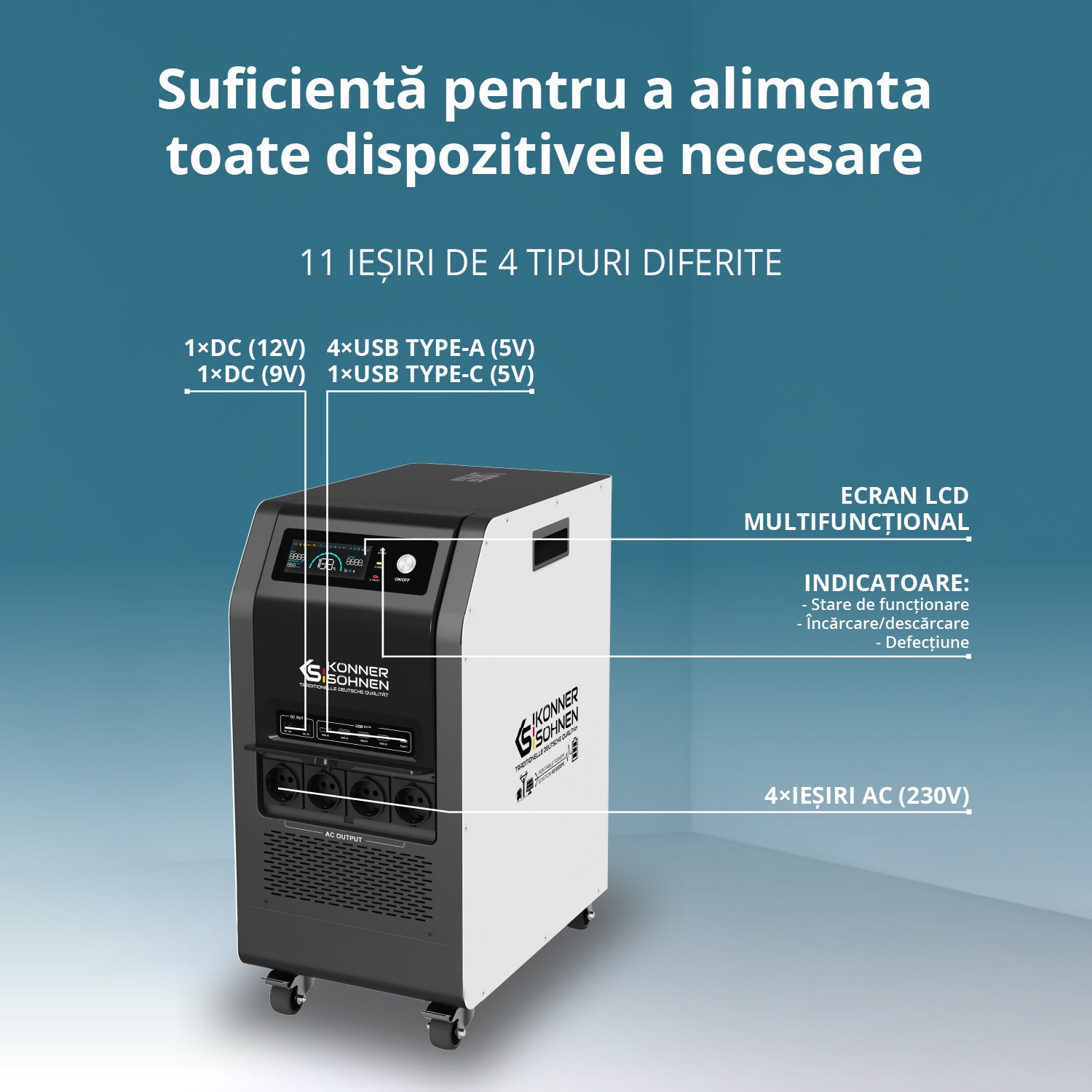 Stație de alimentare portabilă KS 5200PS