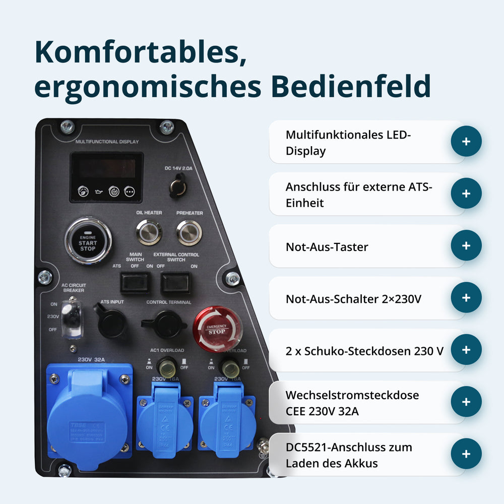 Diesel-Inverter-Generator im Schallschutzgehäuse KS 6500iDE S ATSR
