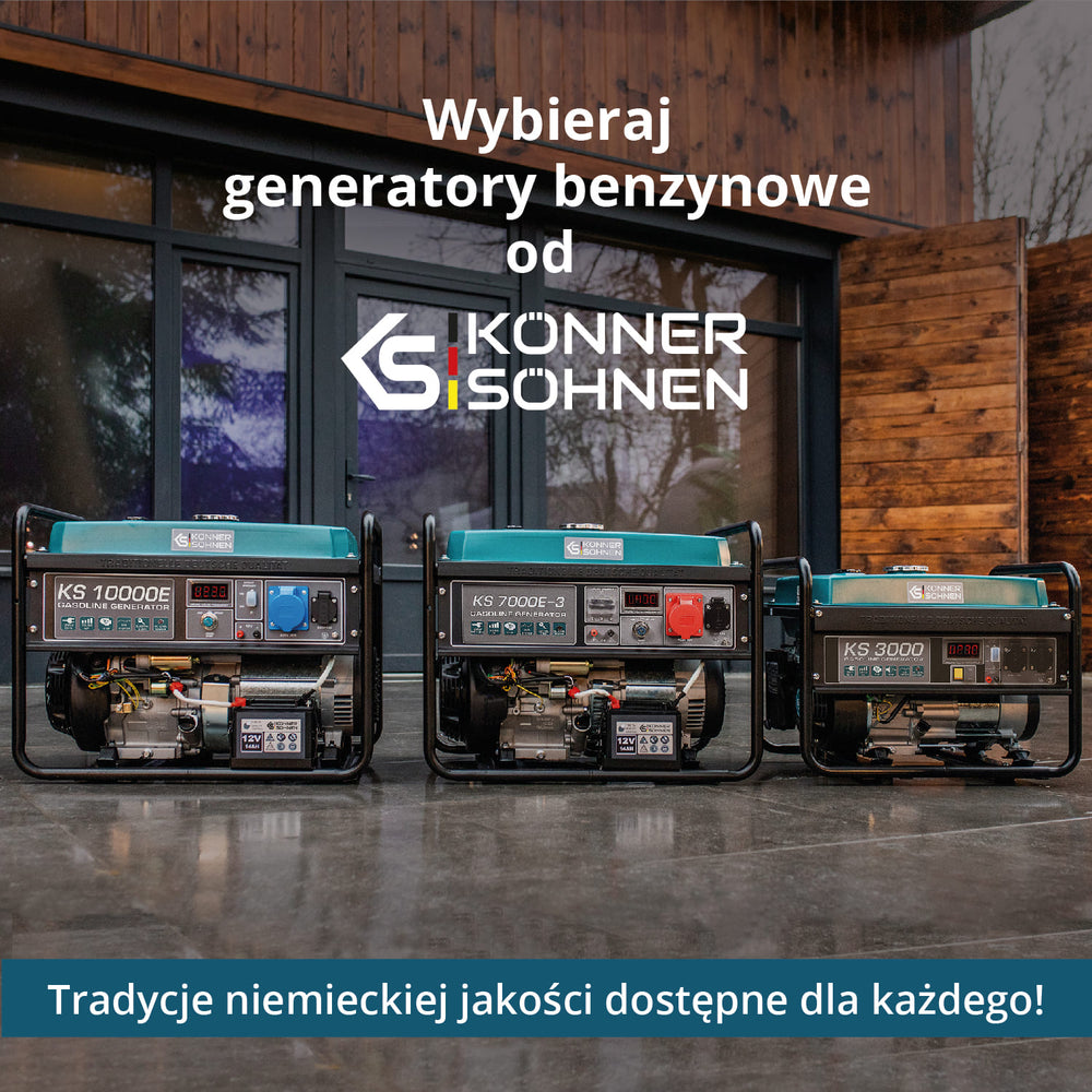 Generator benzynowy „Könner & Söhnen” KS 7000E 1/3