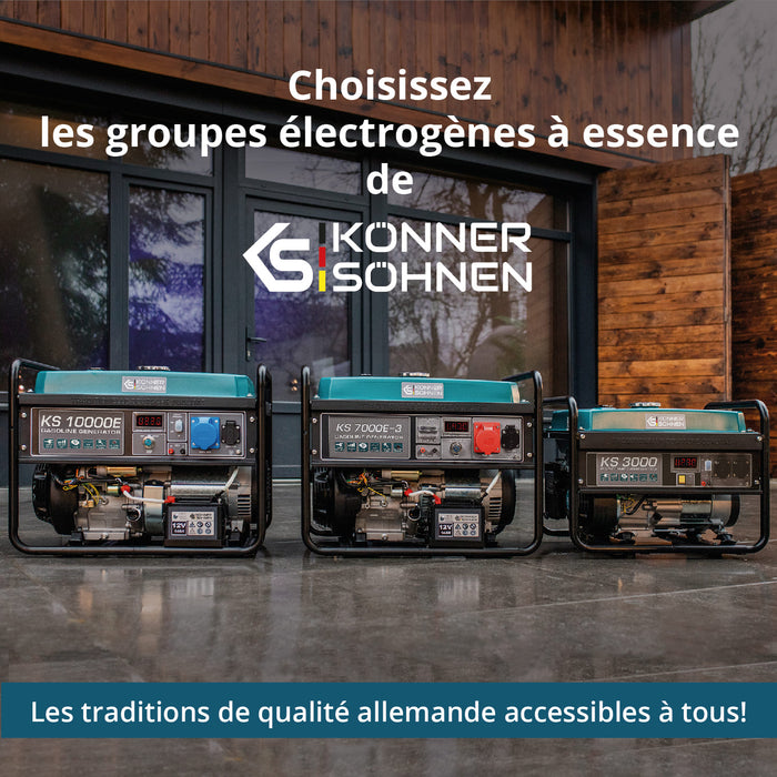 Groupe électrogène à essence "Könner & Söhnen" KS 7000E ATS