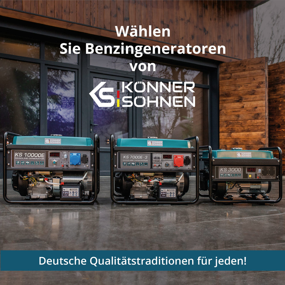 Benzin-Generator "Könner & Söhnen" KS 7000E