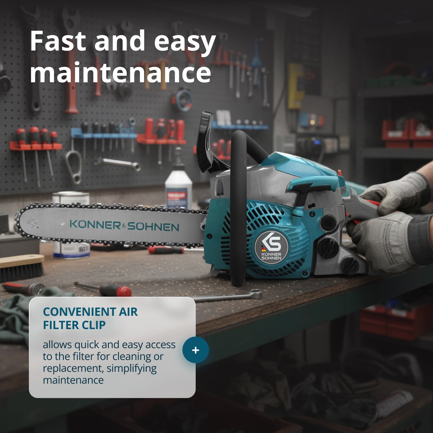 Gasoline chainsaw KS CS18G-14C