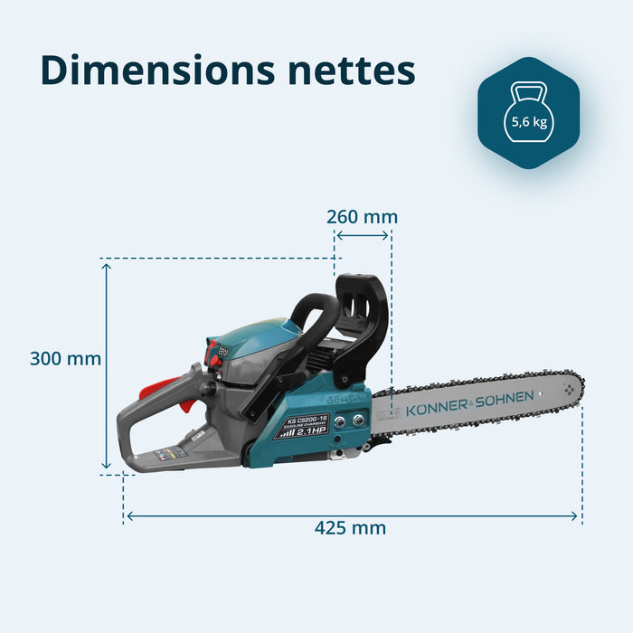 Tronçonneuse à essence KS CS20G-16