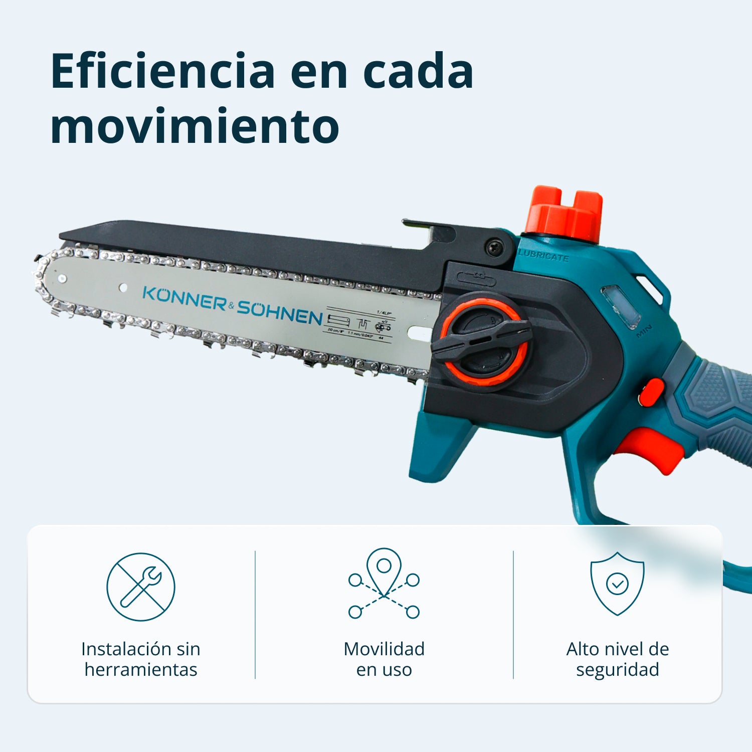 Motosega Mini a Batteria KS MCS20V-8