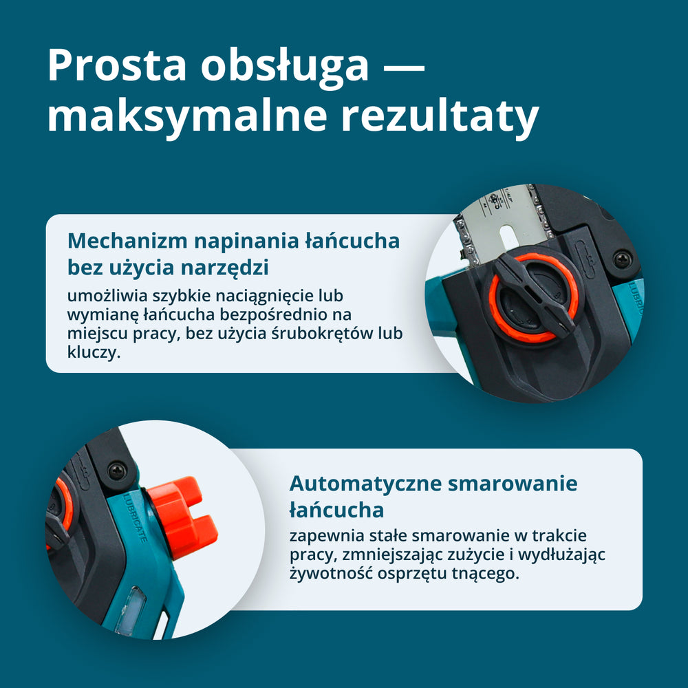 Akumulatorowa mini pilarka KS MCS20V-8 Case PLUS