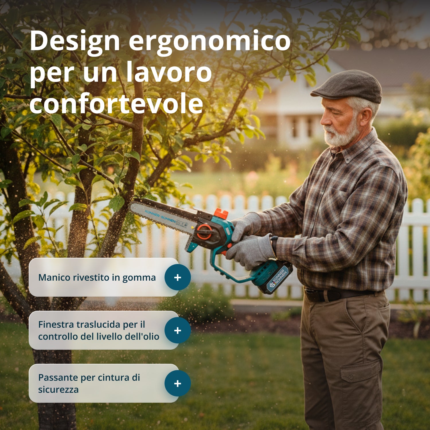 Bežična Mini Motorna Testera KS MCS20V-8